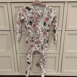 Posh Peanut Pink and White Floral One Piece
